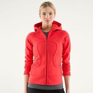 Lululemon red scuba hoodie size 4